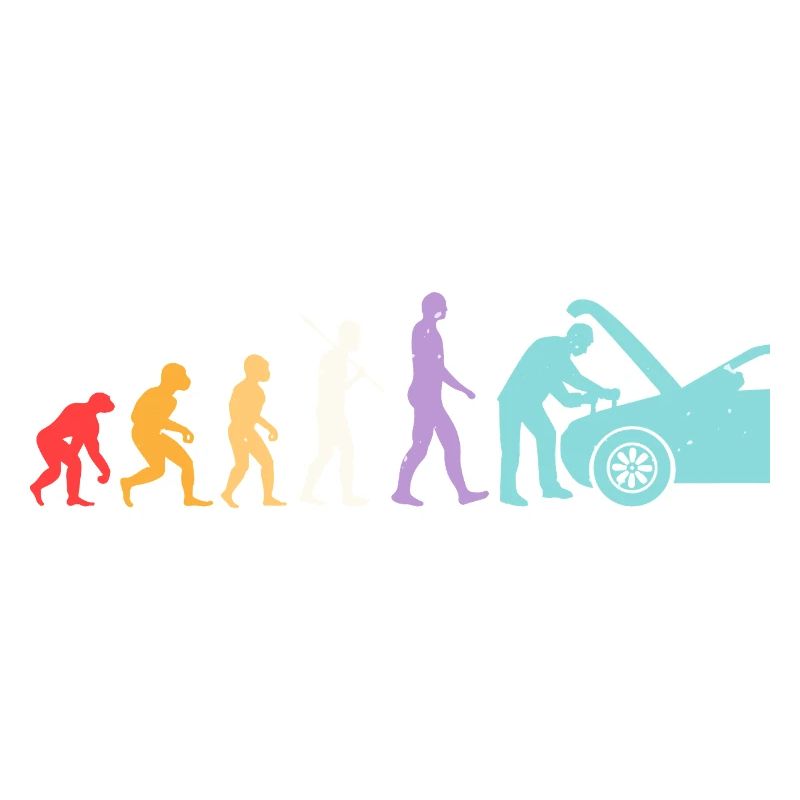 Evolution Mechanic Humor Mechanic Garage