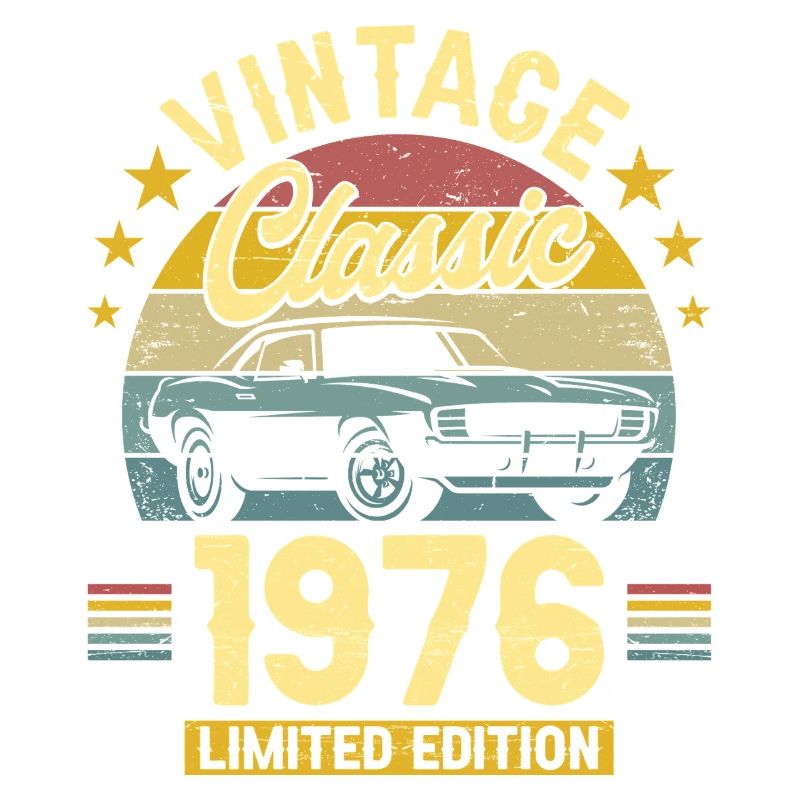 1976 Auto 50. Geburtstag Mann