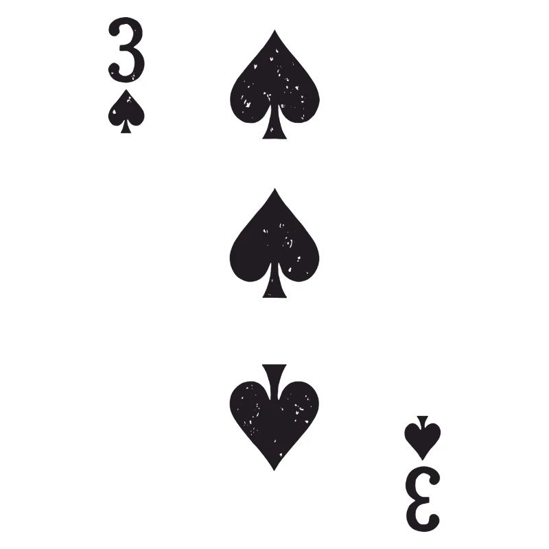 Three spades