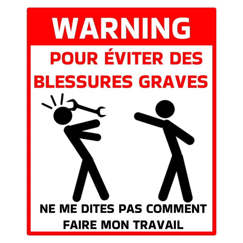 Safety warning t