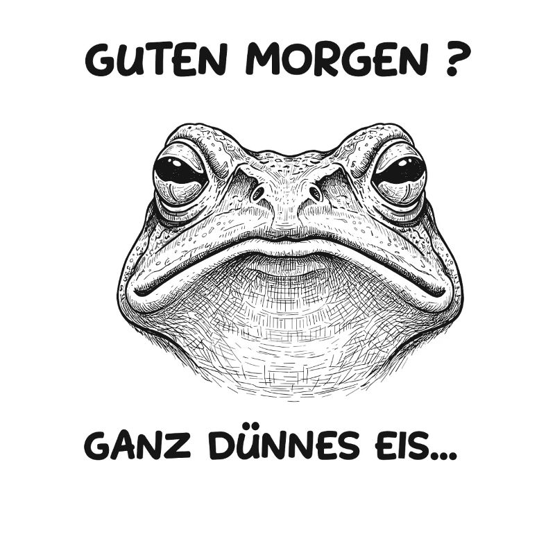 dünnes eis