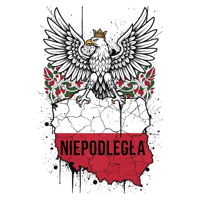 Independent Poland White Eagle Emblem