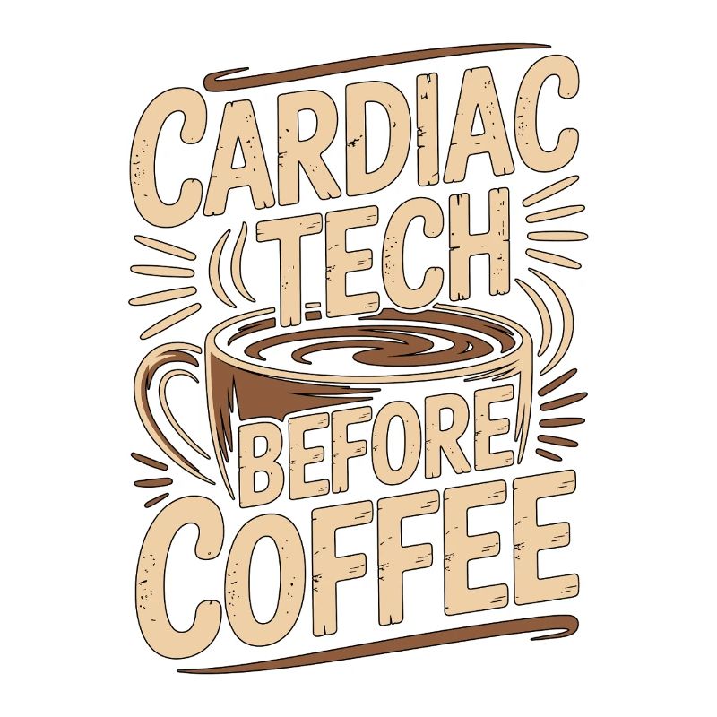 Technicien cardiaque avant le café Techno d’échographie Passionné de café