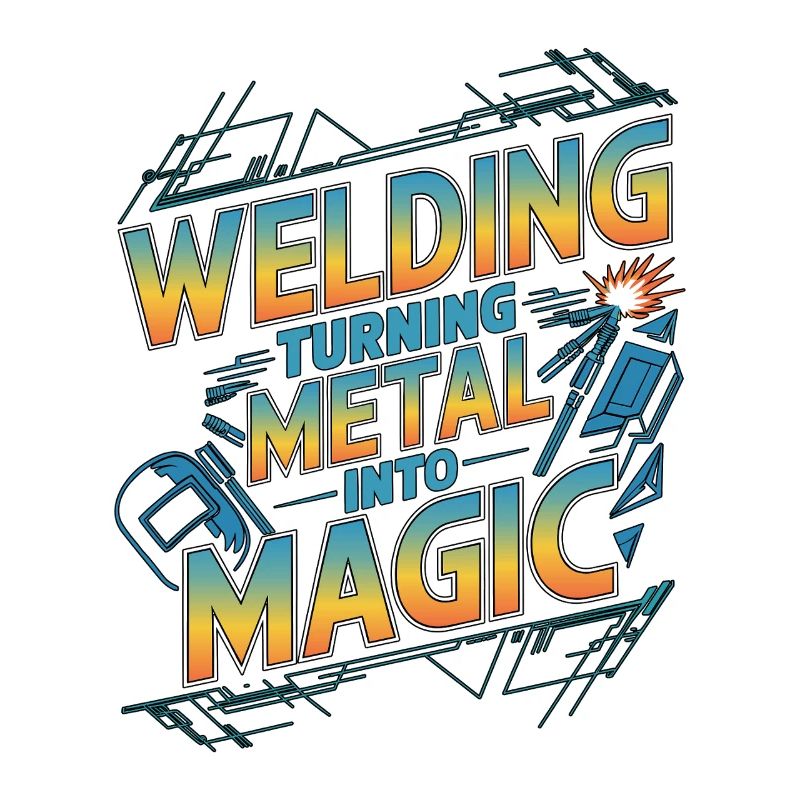 Welder Welding Turning Metal Into Magic Metalwork