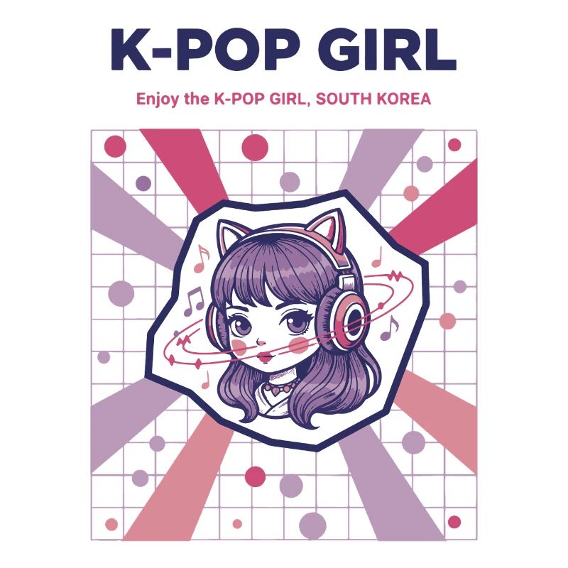 Fille K-Pop Profite de la Fille K-Pop Corée du Sud Coréenne