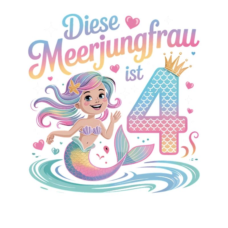 Cette sirène a 4 ans de filles