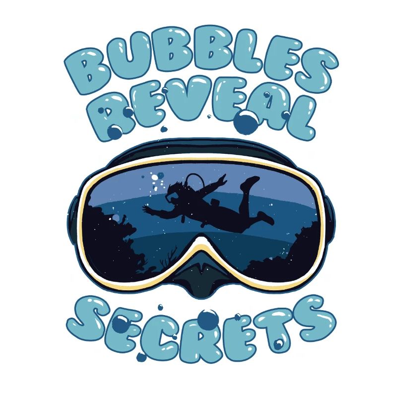 Divers Diving Bubbles Reveal Secrets