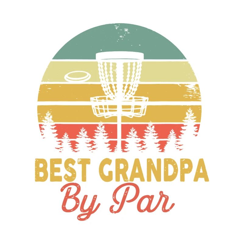 Bester Opa nach Par Disc Golf Tee