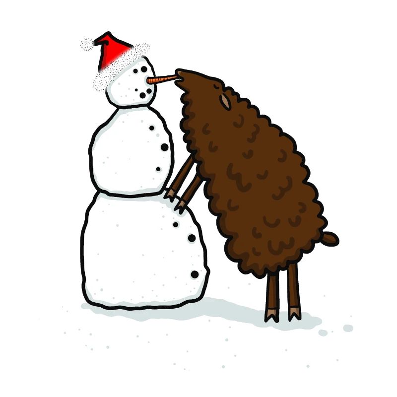 Snowman & Sheep