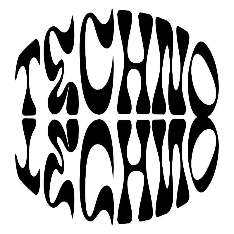 Conception de logo Techno liquid