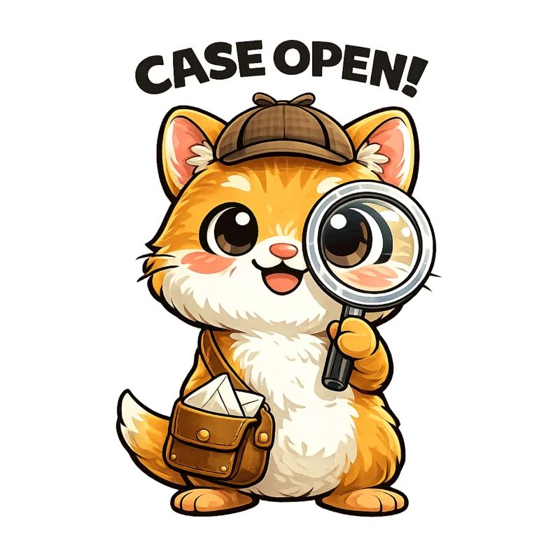 Little Detective Kitten Case Open