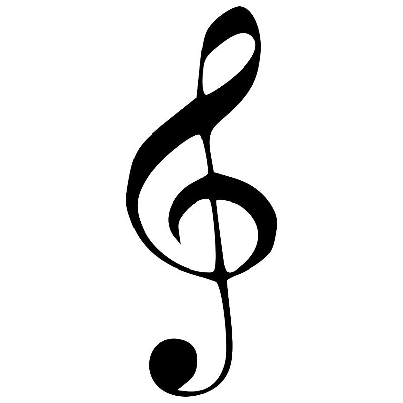 Music clef Note Musical note black