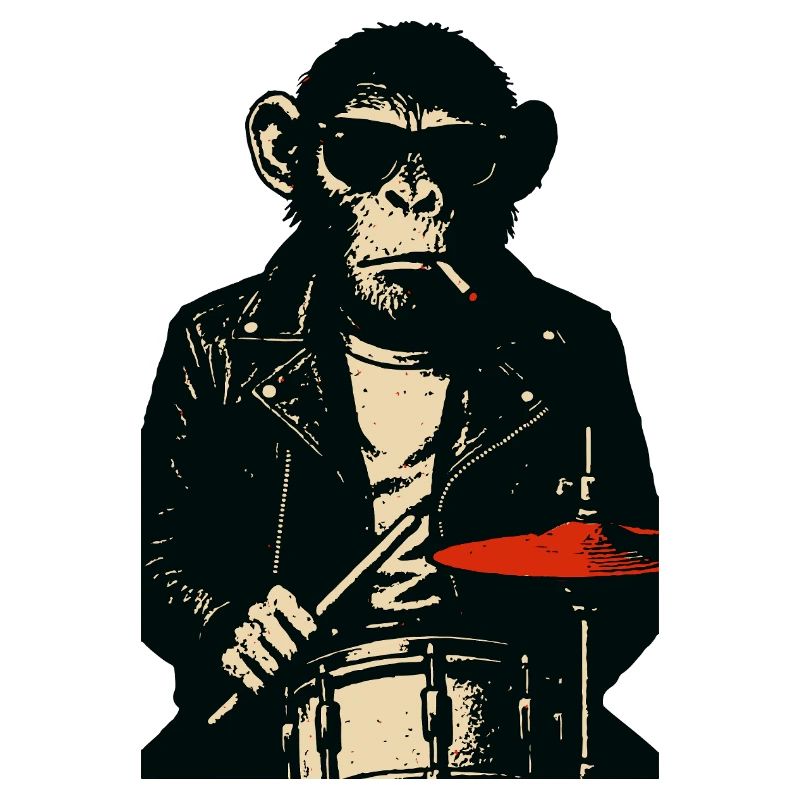 Chimp Rebel Drummer