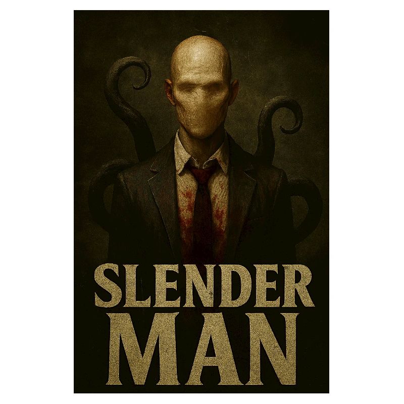 Slender Man VHS Forest Glitch Horror Tee