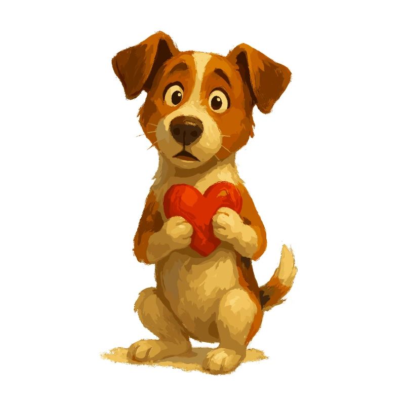 Jack Russell Terrier mit Herz