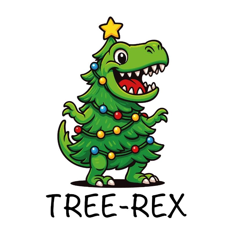 Tree-Rex – Dino de dessins animés mignons