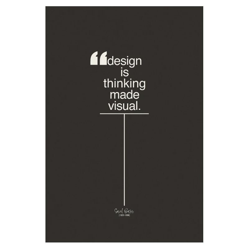 Affiche visuelle Design is Thinking Made Visual