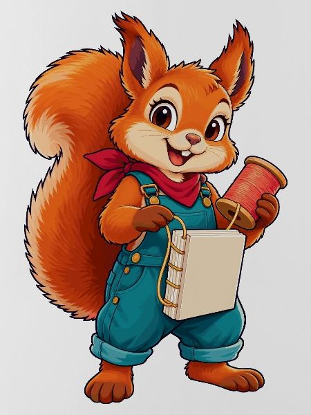 Eichhörnchen Handarbeitsheld Overalls