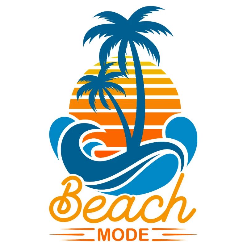 Beach Mode On Summer Vacation Tropical Gift