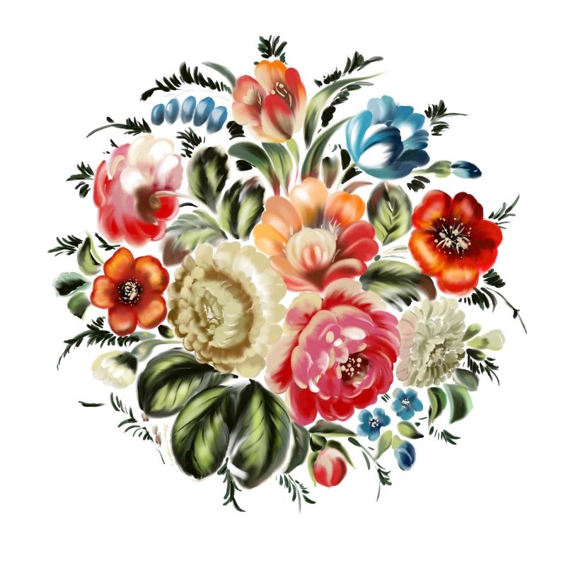 Fleurs Zhostovo