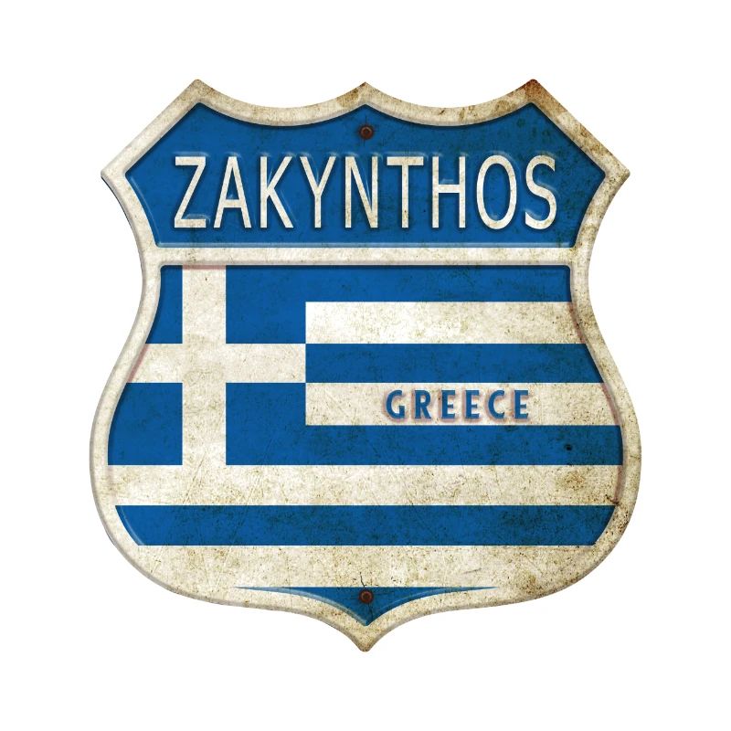 Zakynthos Grèce Armoiries Drapeaux Design