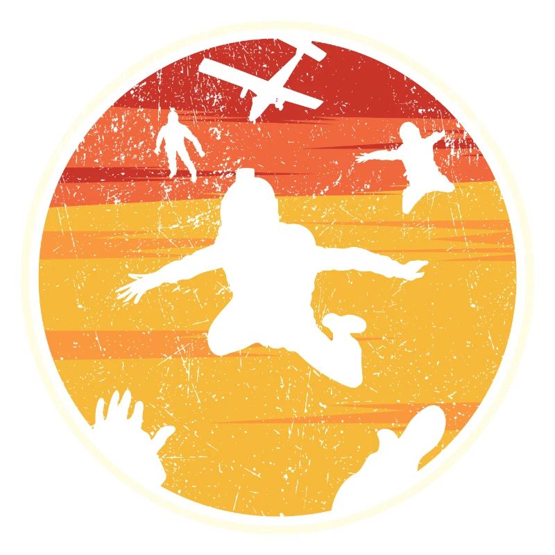 Sunset Skydiver Circle