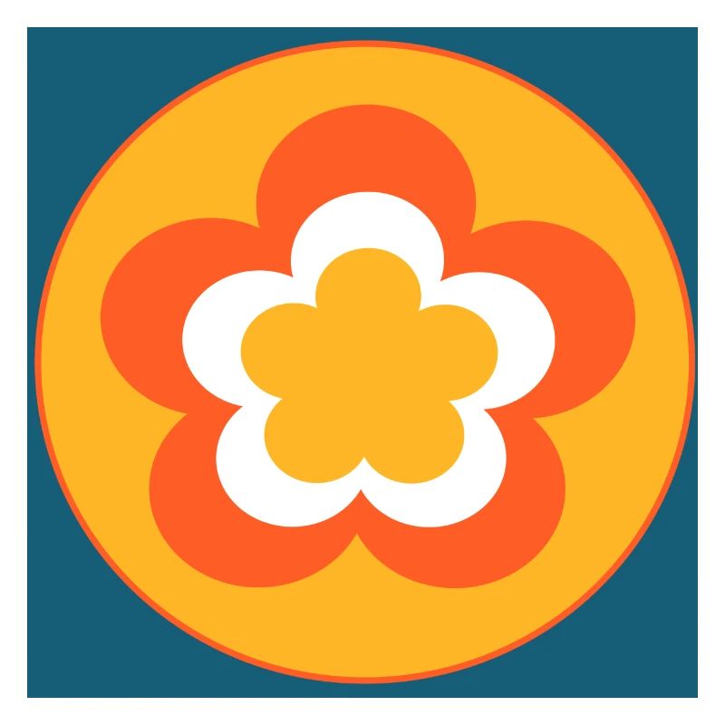 70s Flower Pattern