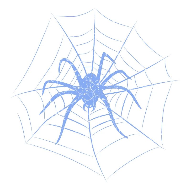Spider in spider's web for Halloween