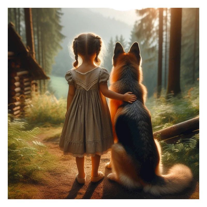 Deutscher Schäferhund Kunst
