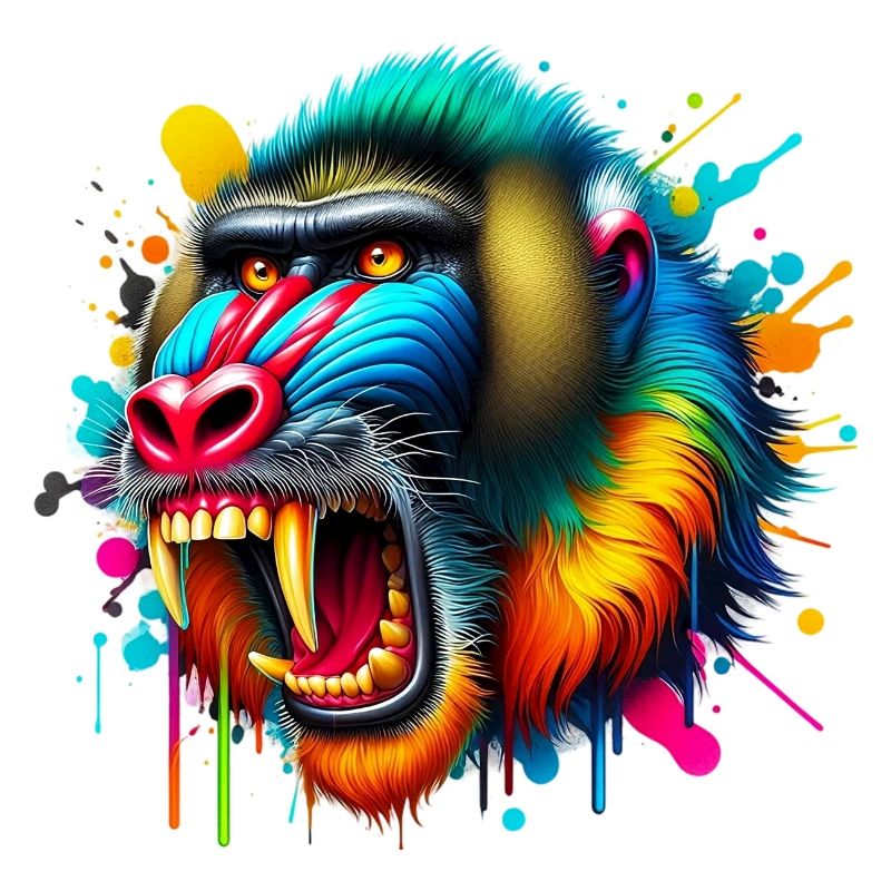 Mandrill-Affe