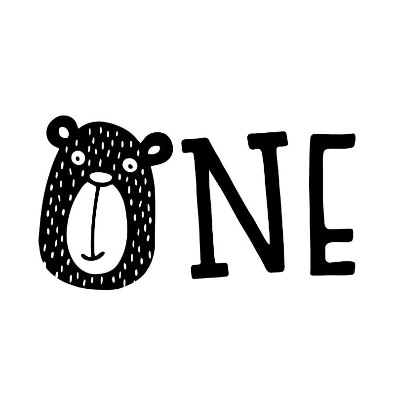 Finally One - Birthday - Gift - Bear - Birth