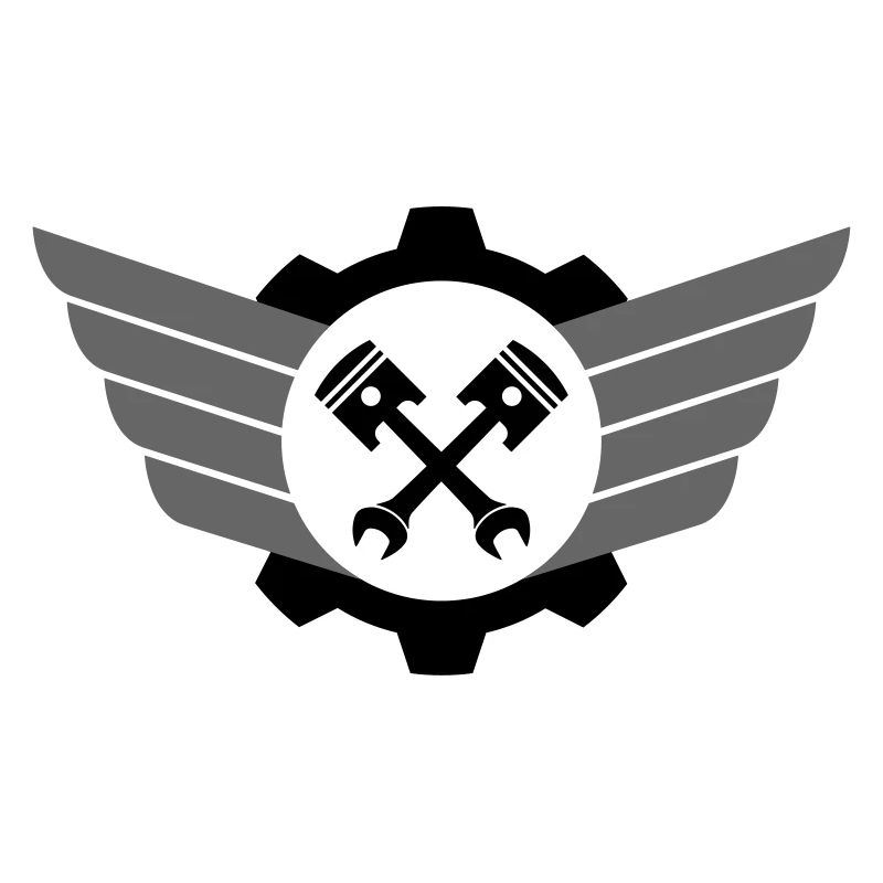 Clé de piston croisée avec engrenage et aile