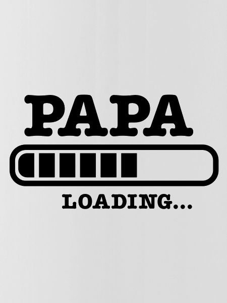 papa loading baby