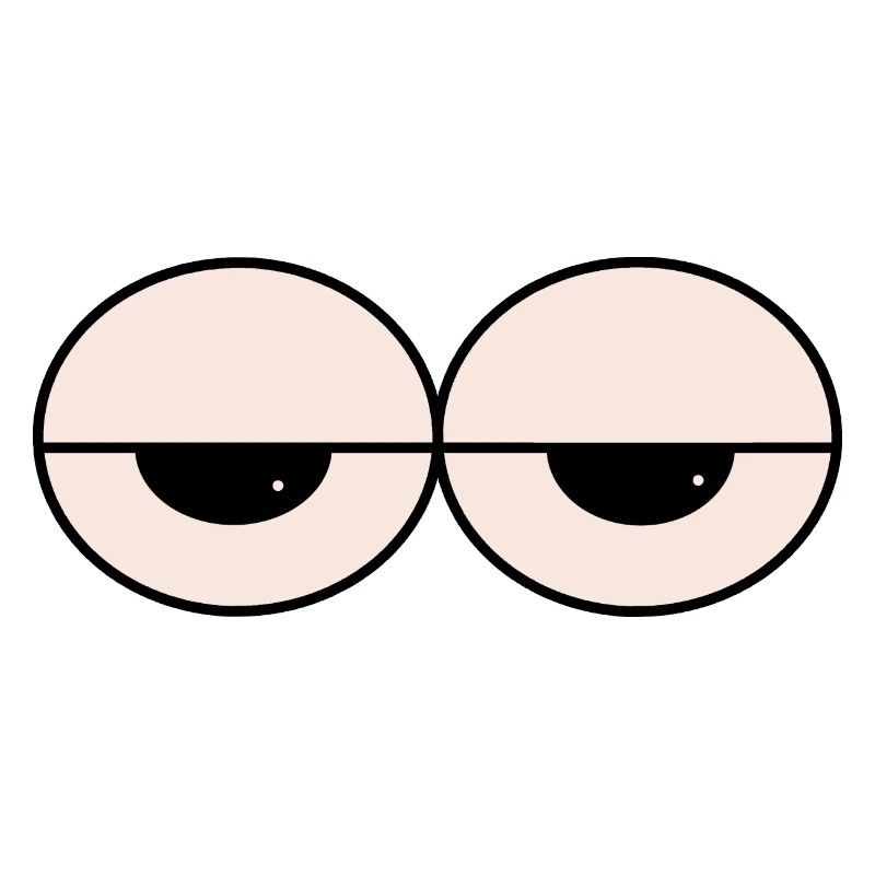 Schlummernde Augen Minimalstil