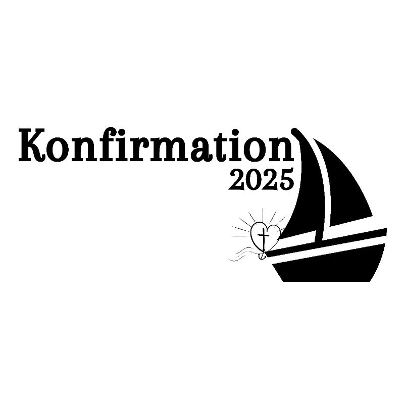 Konfirmation 2025 Schiff segelt am Horizont