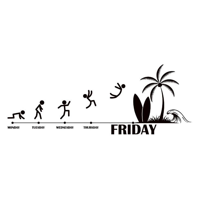 Endlich Freitag Strand Evolution