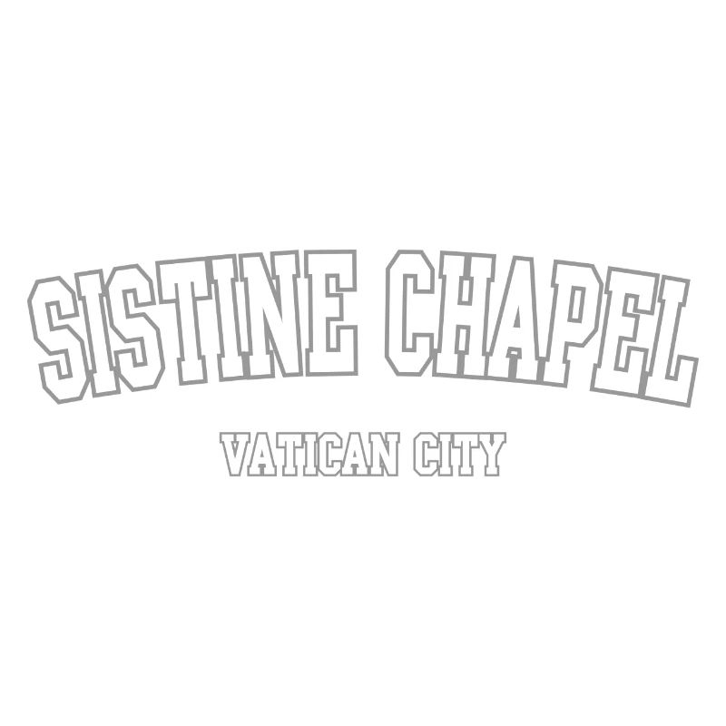 Sistine Chapel Vatican City Typography