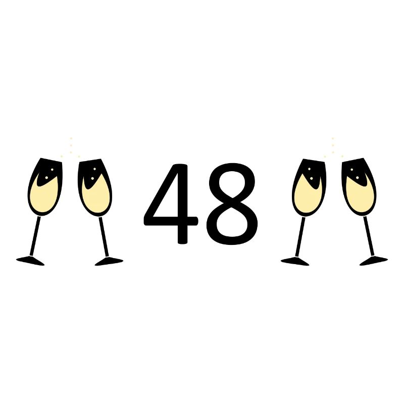48e anniversaire 48 ans 48 ans numéro 48