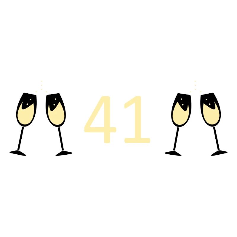 41e anniversaire 41 ans 41 ans 41 ans numéro 41