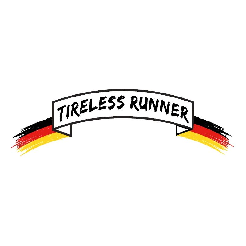 Tireless Runner | german Banner