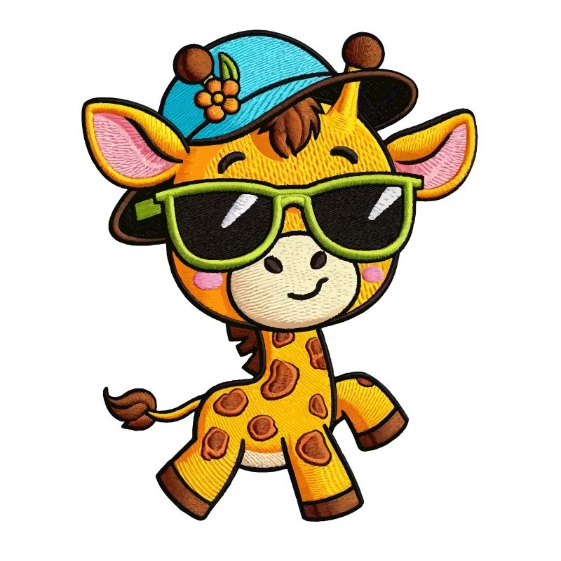 Groovy Giraffe Sunglasses Tee