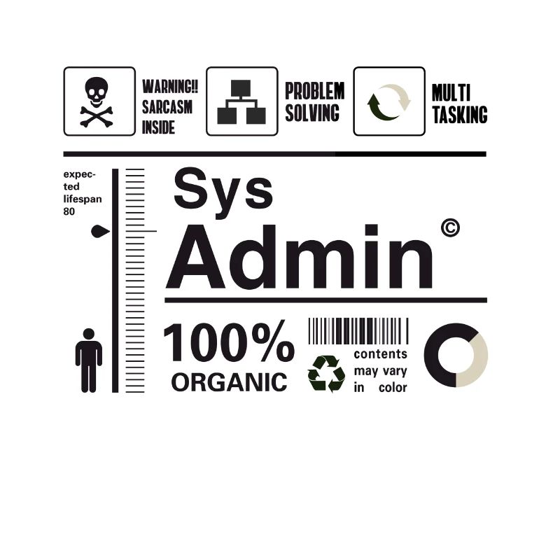 Sys Admin Penguin Computer Nerd pc Board cpu ner