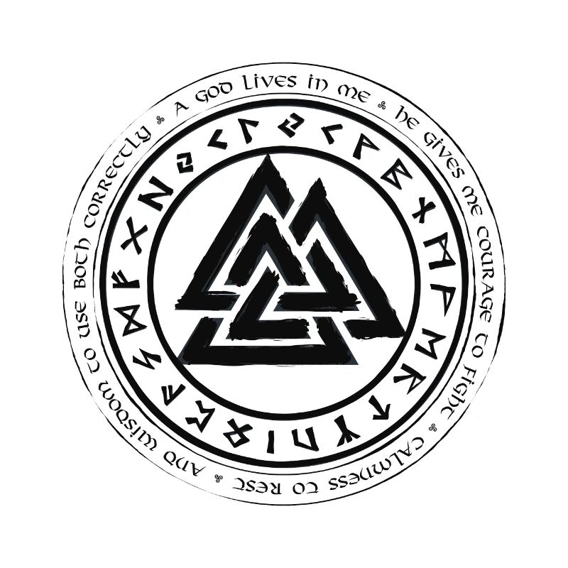 Valknut Vikings Celts Germanic knots runes