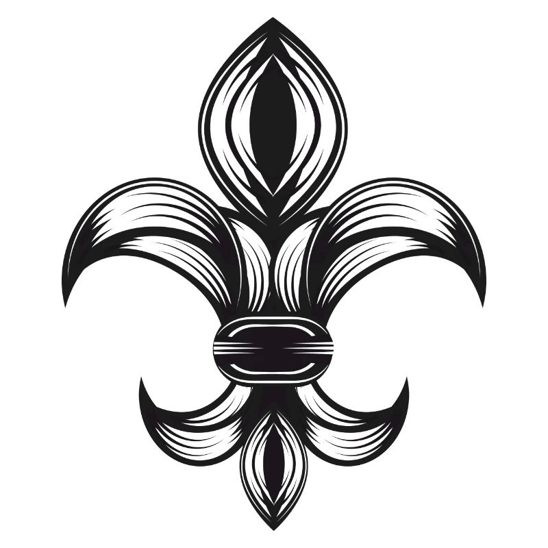 iris stylisé - Fleur-de-Lys