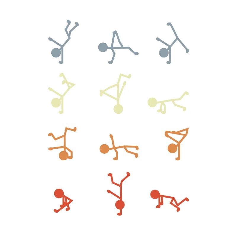 Figurines bâton breakdancer