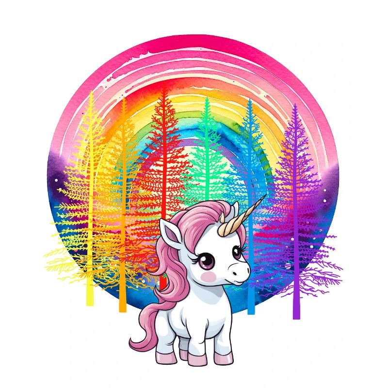 Regenbogen Einhorn Einhörner Kinder Kind