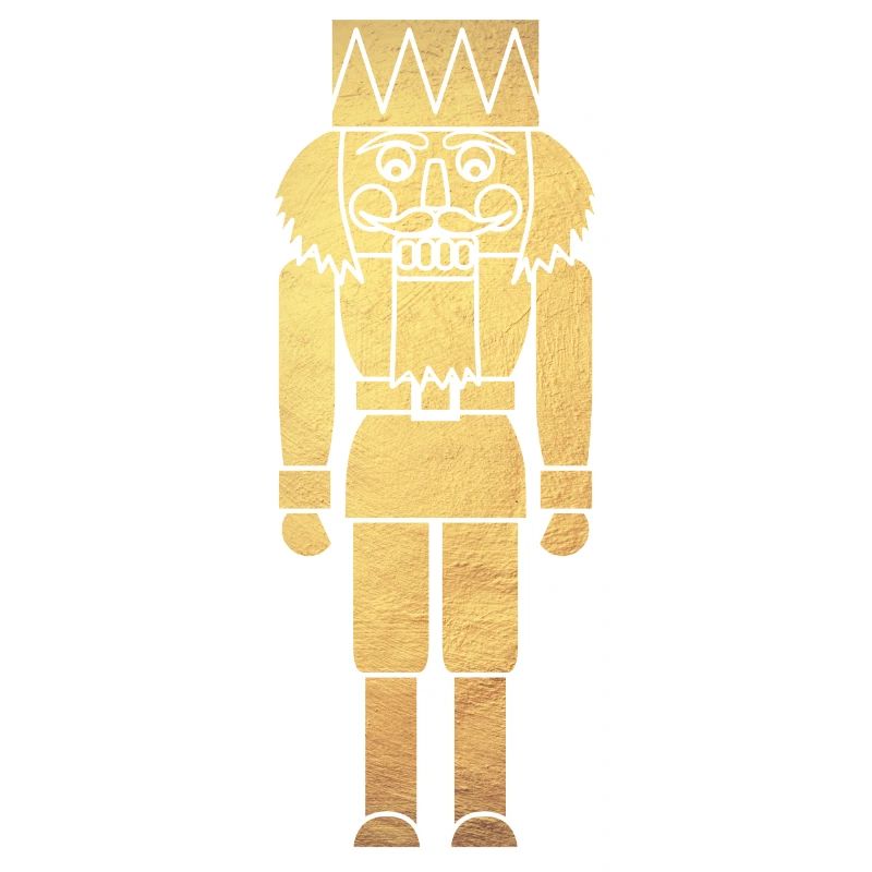 Nutcracker Gold Christmas Deluxe Tradition Xmas