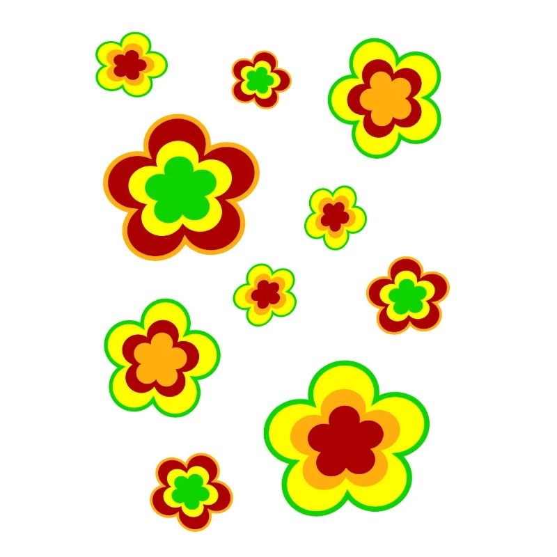 70s Flower Pattern