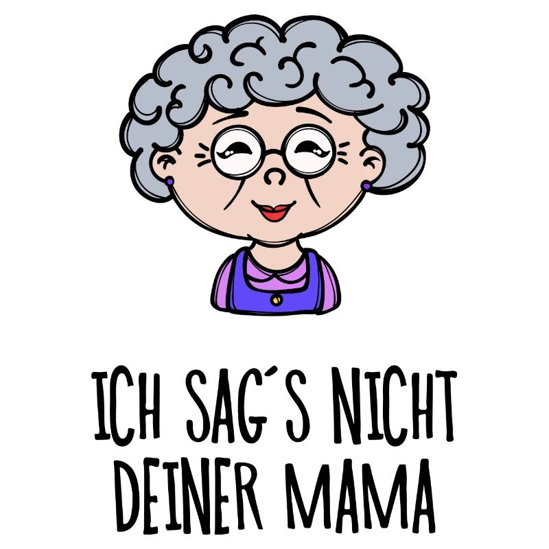 Lustig Oma Großmutter Statement Brille Alte Frau
