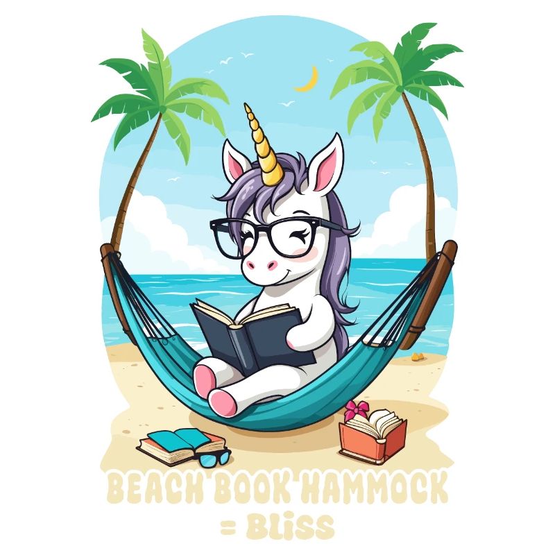 Einhorn mit Buch